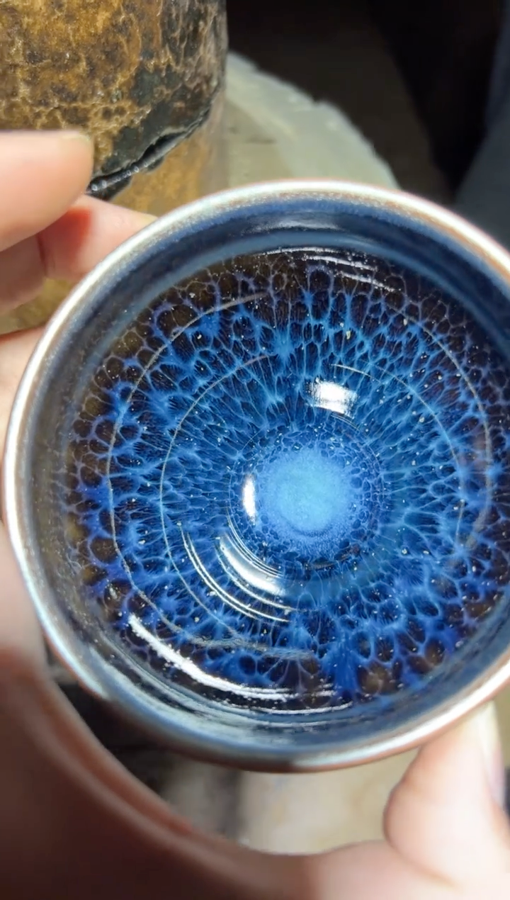 茶盏玉兰钵蓝鹧鸪建窑建盏