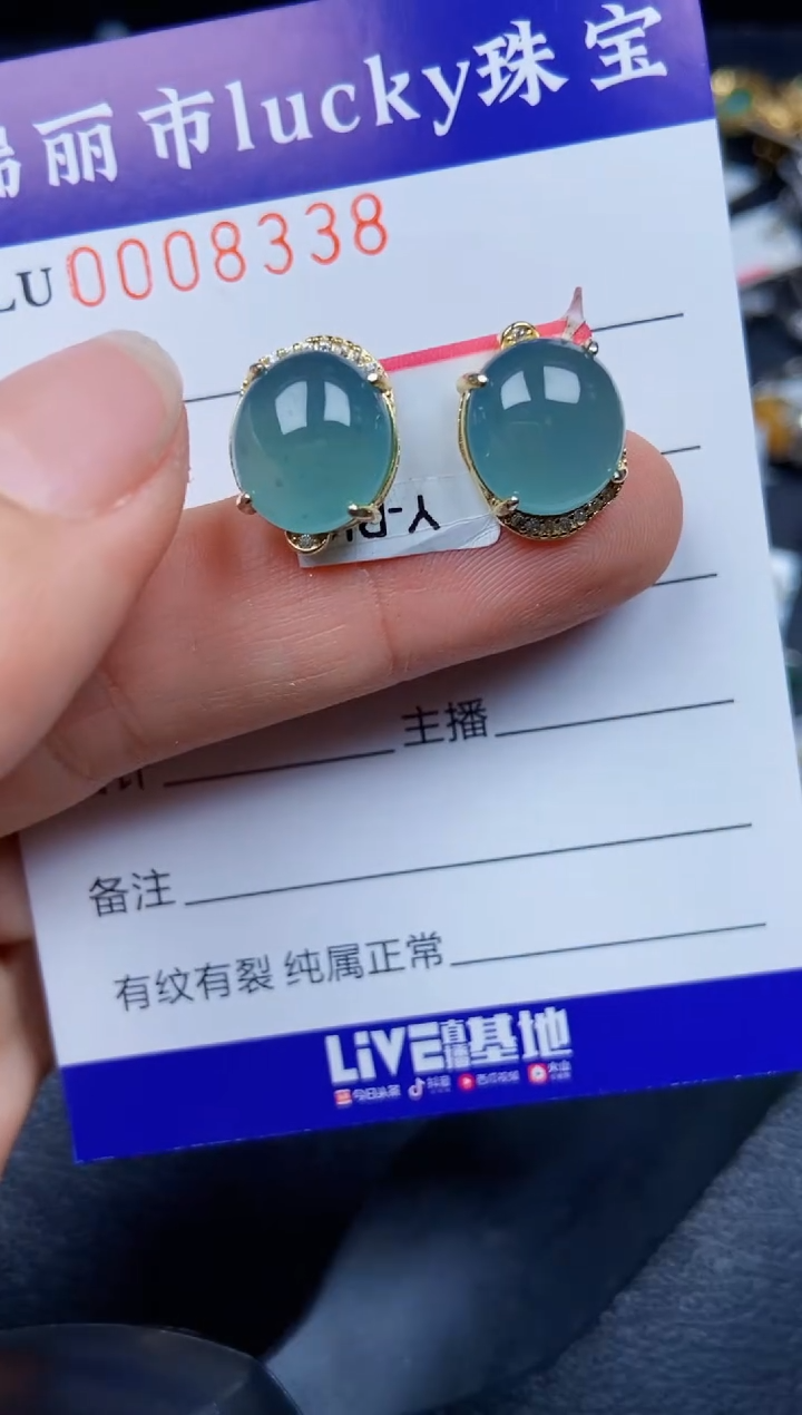 【闪购商品】翡翠颈饰银S925镶嵌8338