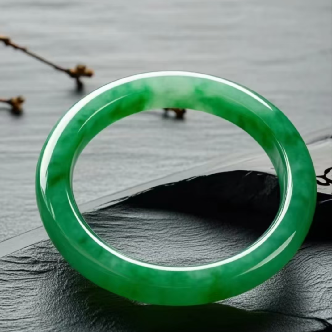 春带彩时尚缅风美人翠饰品手镯