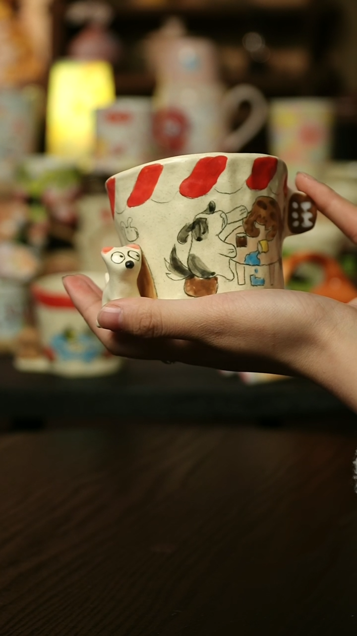 【闪购商品】杯子陶瓷景德镇高温釉下彩&A689