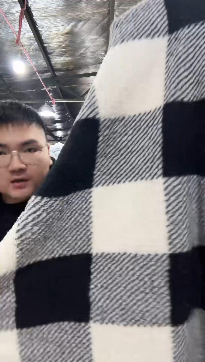 兔毛【2*2.3米双层加厚毯子】外贸原单毛毯底价拼手速