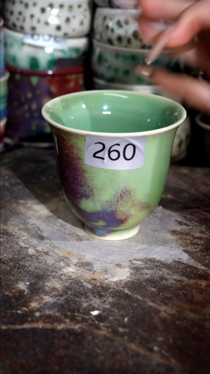 摆件精品窑变钧瓷茶器