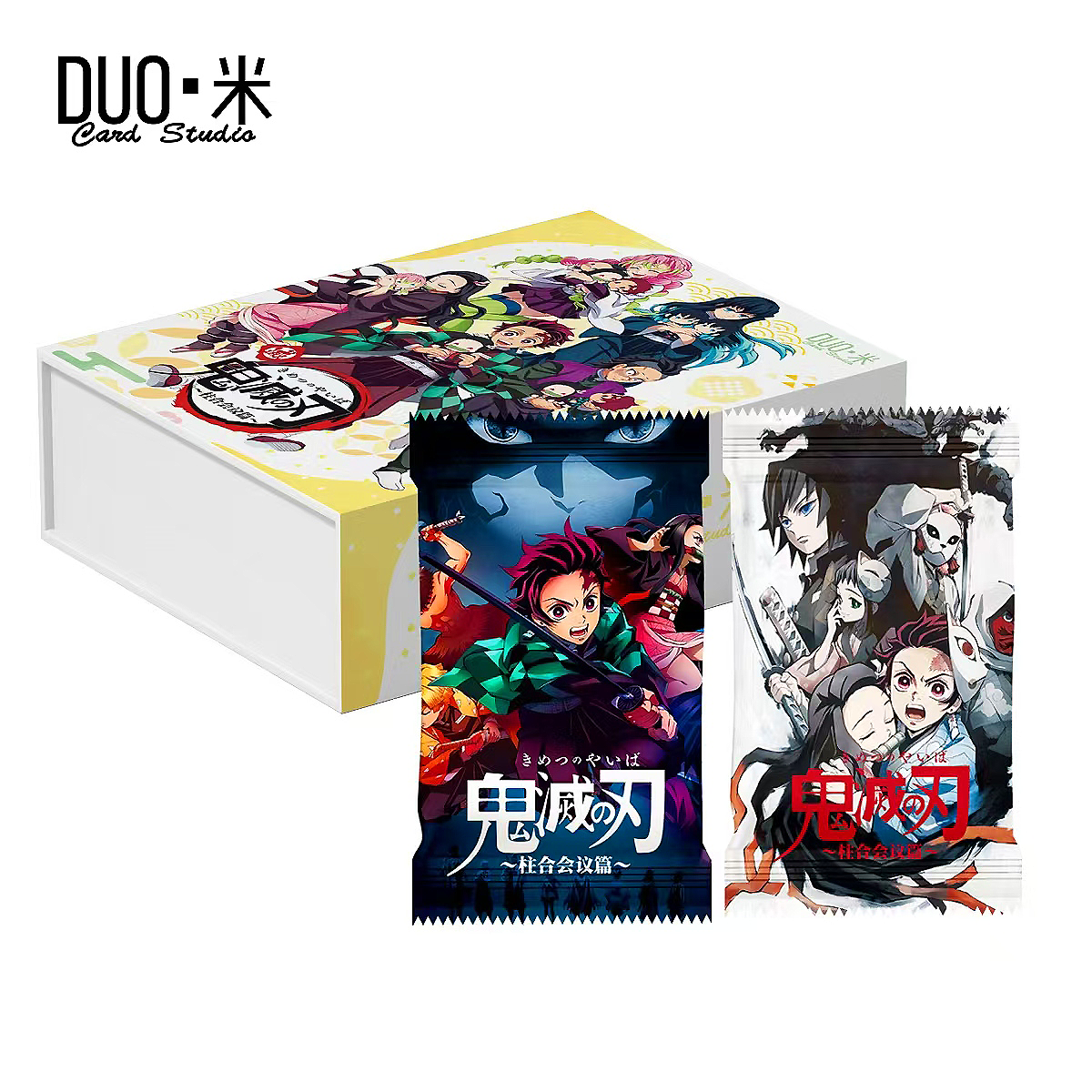 【整盒-】鬼灭之刃柱合会议篇动漫收藏卡大合集（下单平拆）