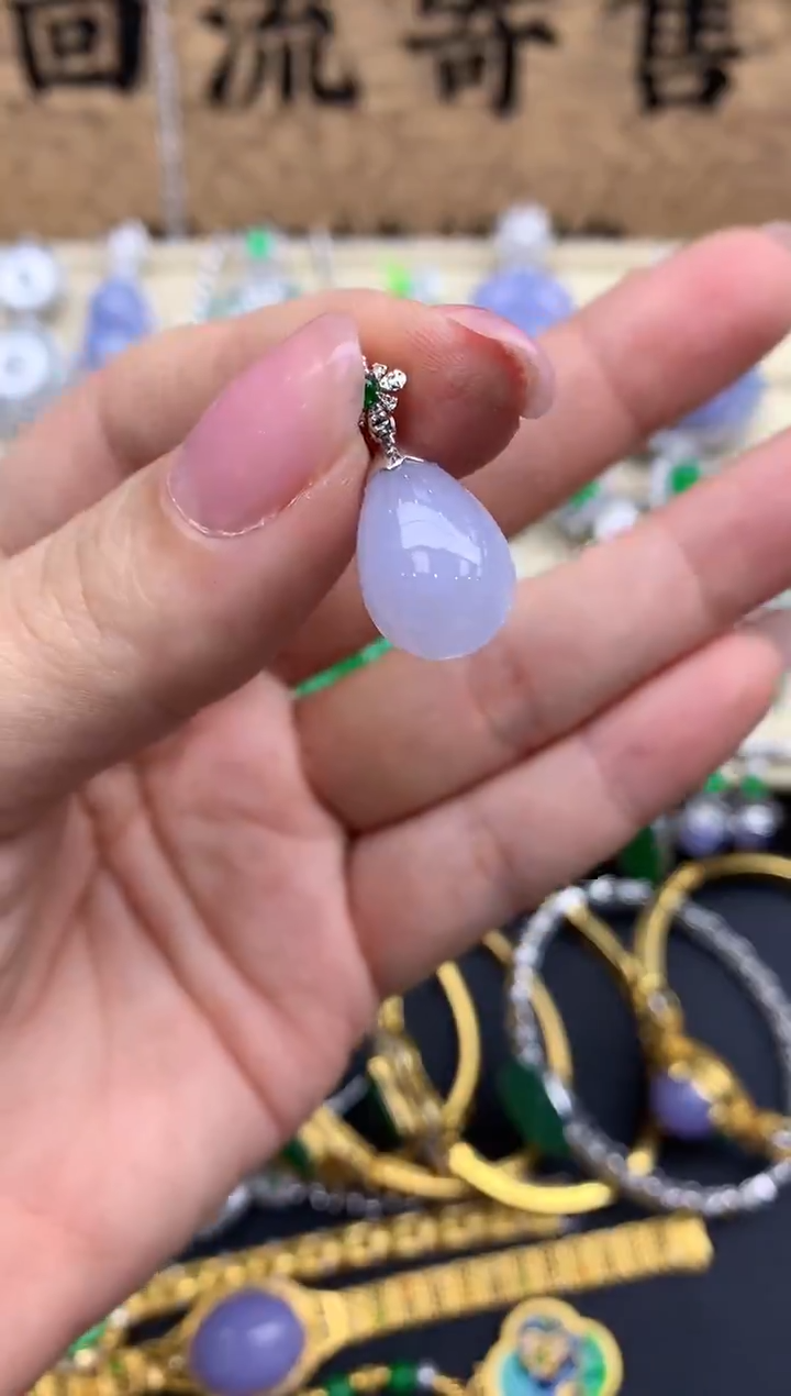 【闪购商品】翡翠颈饰18K金镶嵌126-中国好珍宝