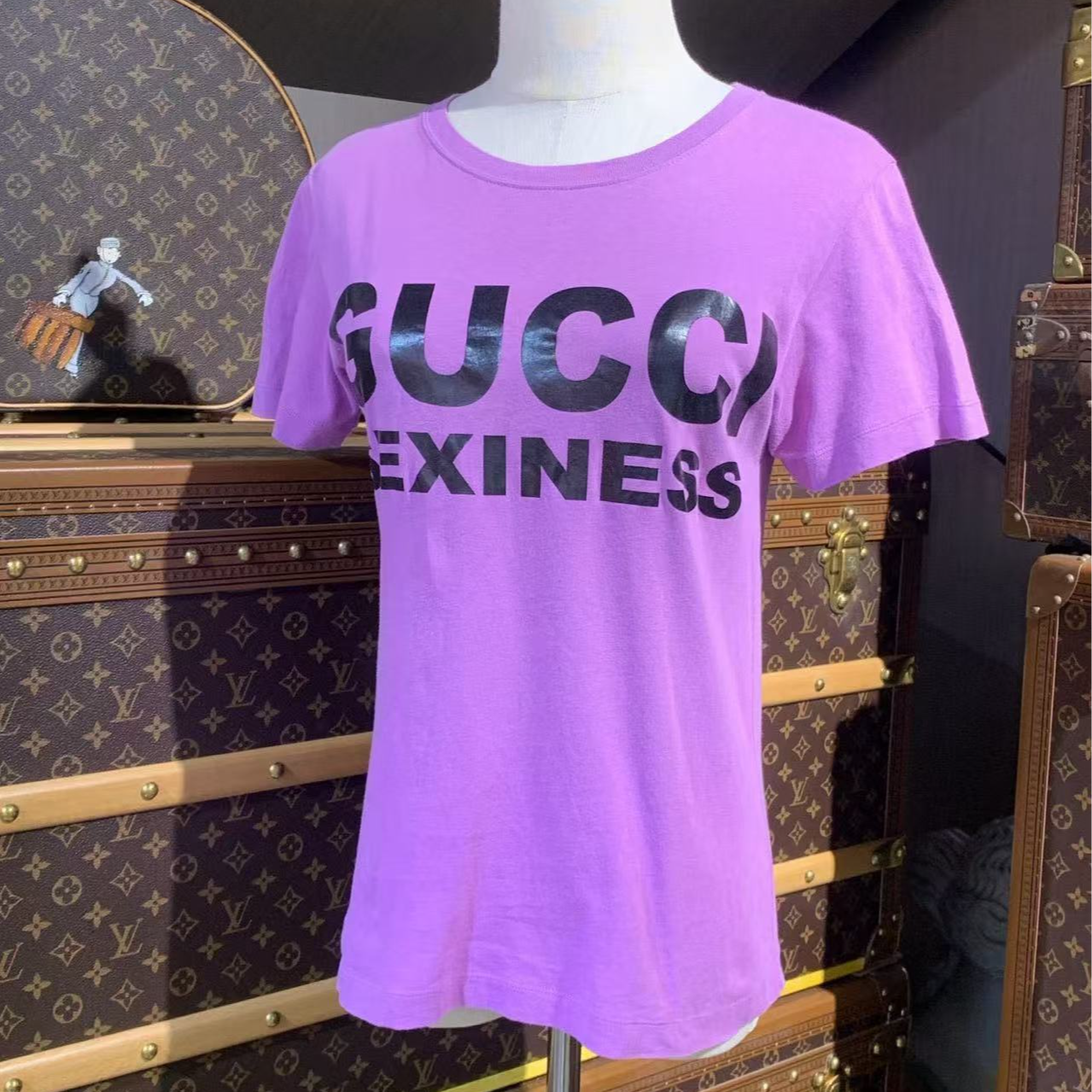 95新 GUCCI/古驰 安洁利严选短袖/YK0101582