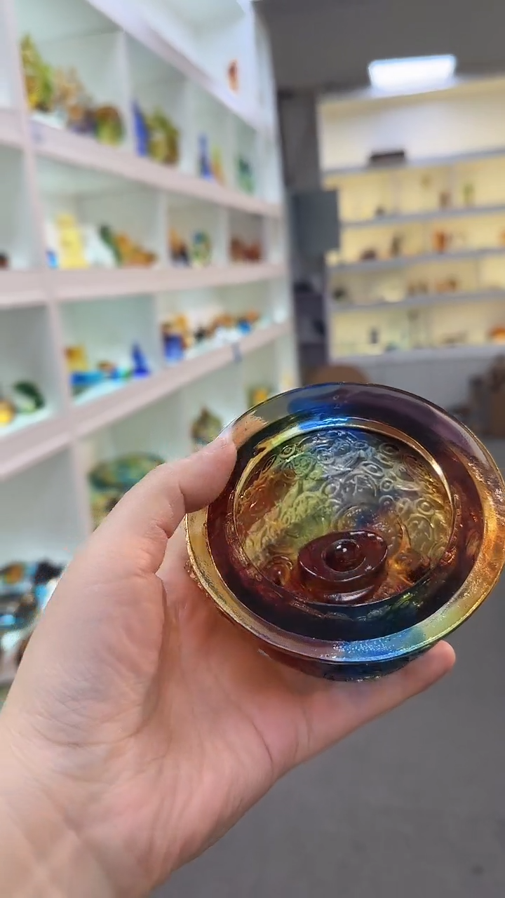 手工艺品琉璃聚宝盆