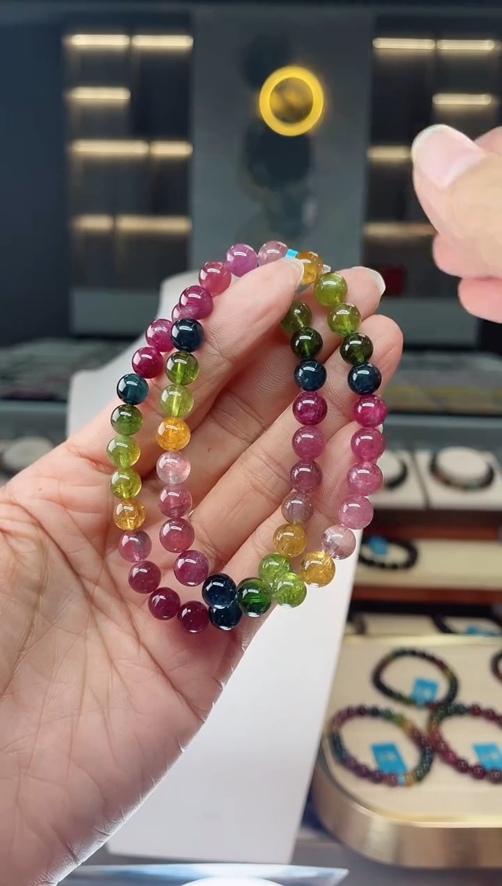 【闪购商品】碧玺单圈手串未镶嵌（多样性发一条）Q