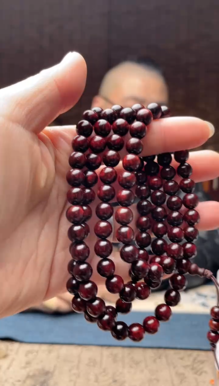 【闪购商品】檀香紫檀（小叶紫檀）手串/手链印度小叶紫檀108颗0.8
