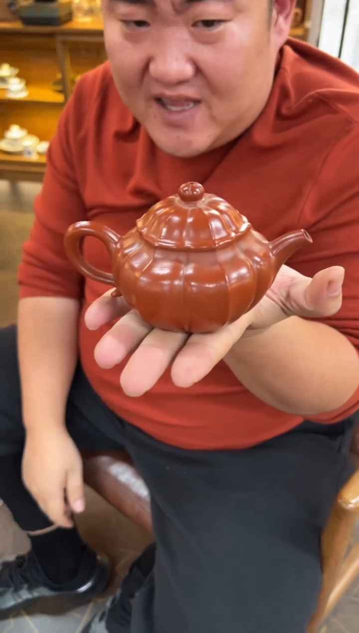 【闪购商品】紫砂茶壶【头哥手工壶】菱花