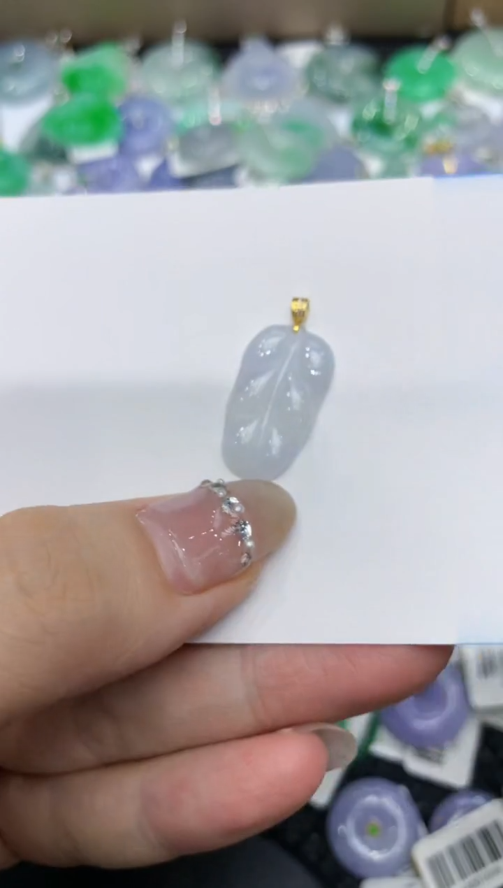 【闪购商品】翡翠颈饰18K金镶嵌 222222222