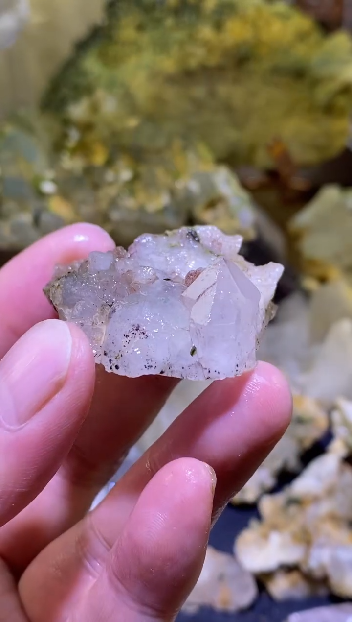 未镶嵌珠宝半成品水晶48号四川超七花园水晶