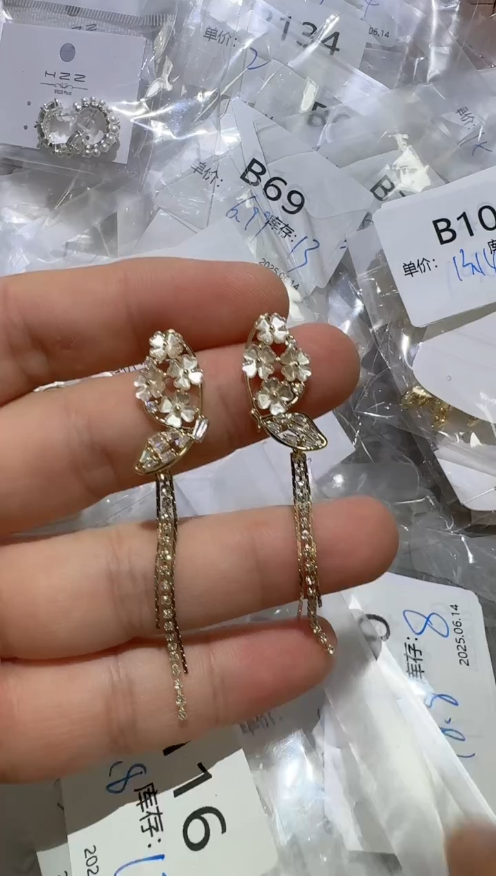 铜合金合成立方氧化锆925银B41