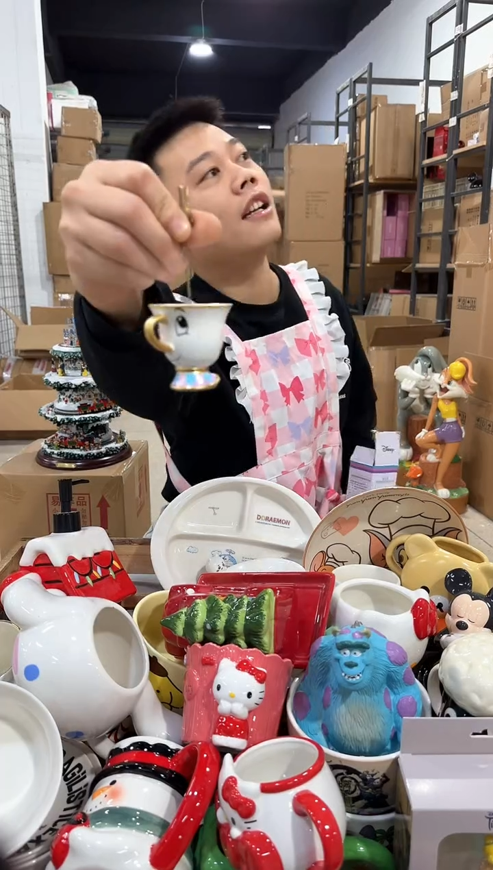 瓷片阿奇杯名片夹