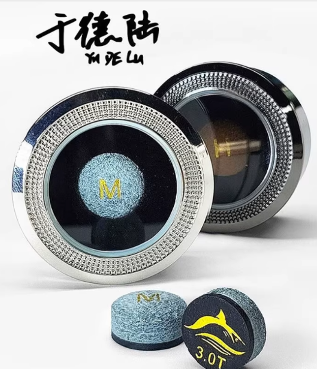 3.0T大鲨鱼小头杆台球杆皮头强劲有力11mm中式黑八适用