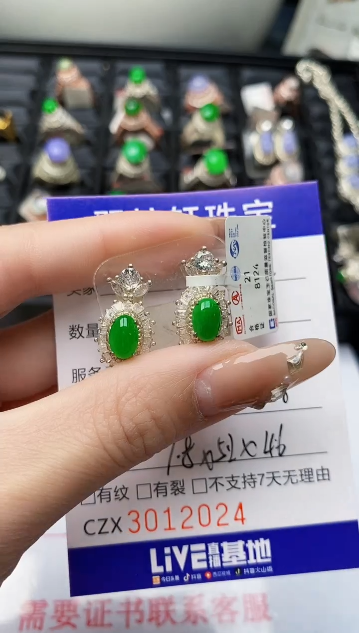 【闪购商品】翡翠戒指未镶嵌未镶嵌/2024