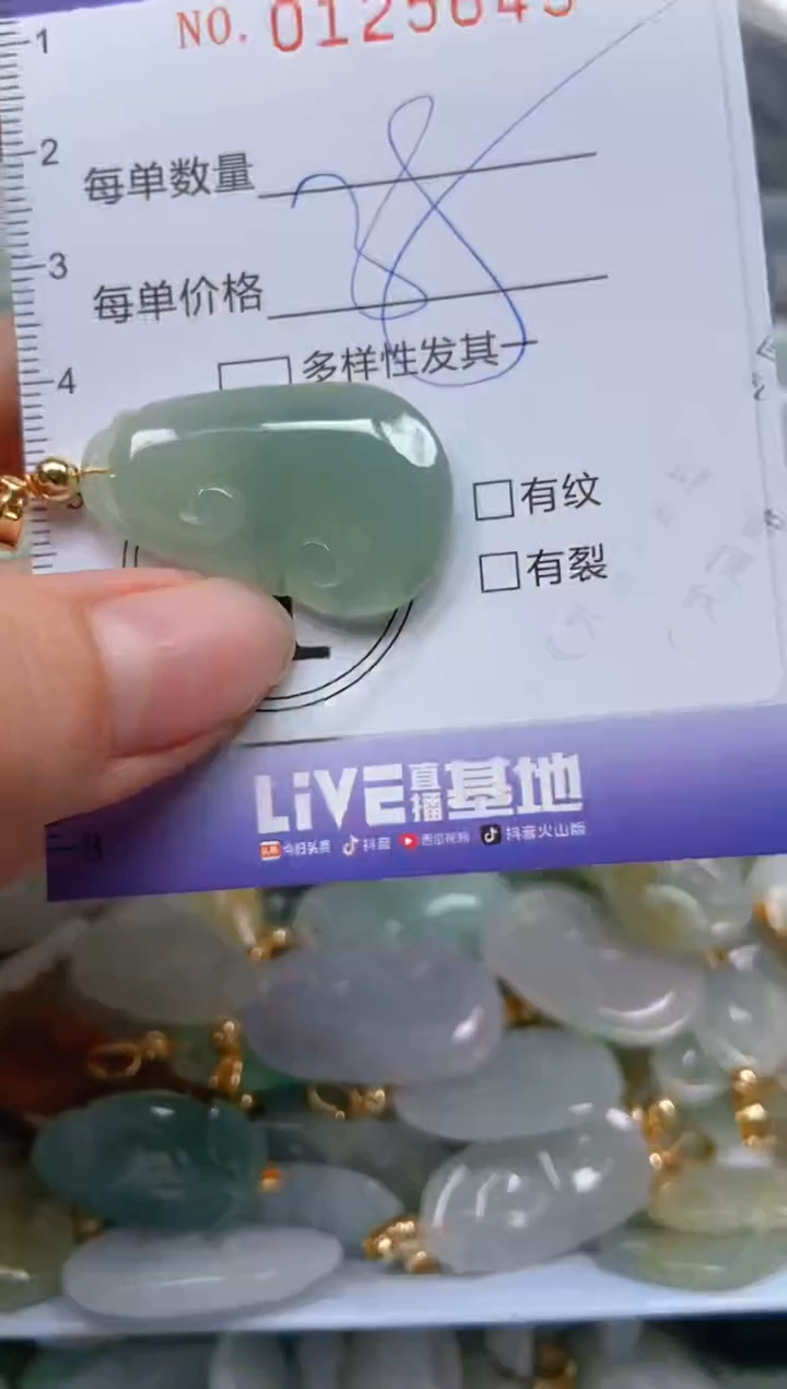 【闪购商品】翡翠颈饰未镶嵌闪购0125649