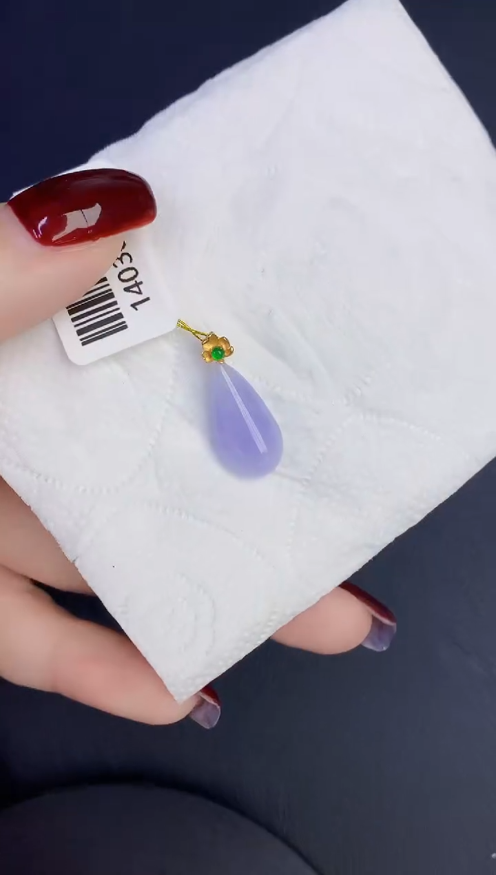 颈饰未镶嵌翡翠缅甸天然翡翠a货