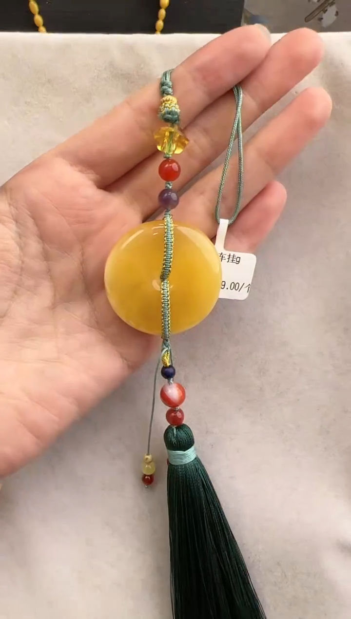 【闪购商品】琥珀裸石未镶嵌10118332-车挂