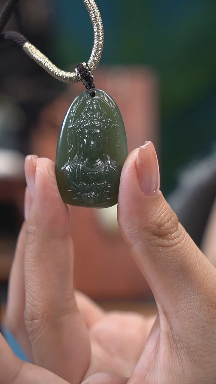 【闪购商品】和田玉吊坠(不含链)未镶嵌观音