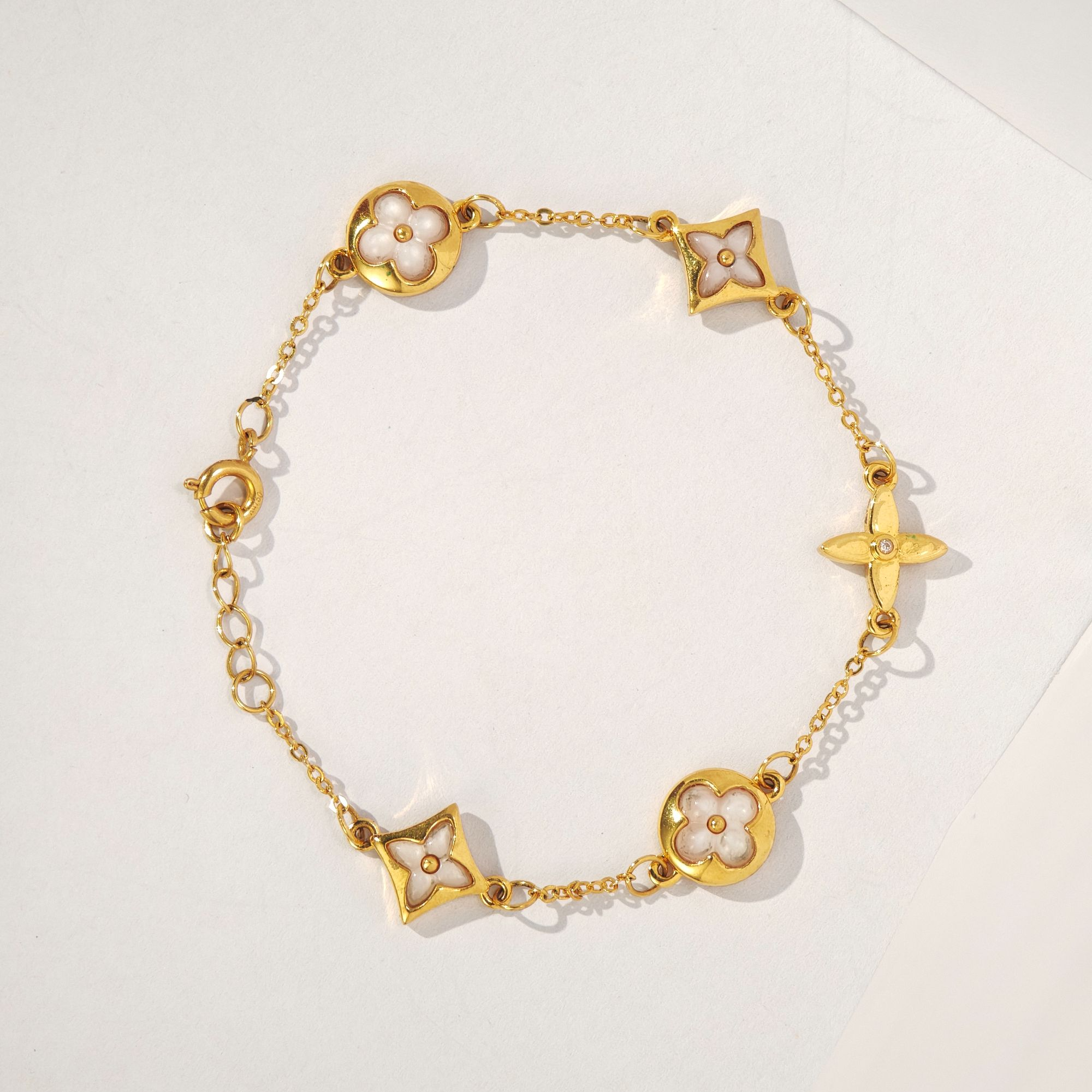 【SY】时尚百搭经典轻奢版老花五花围 长约19cm