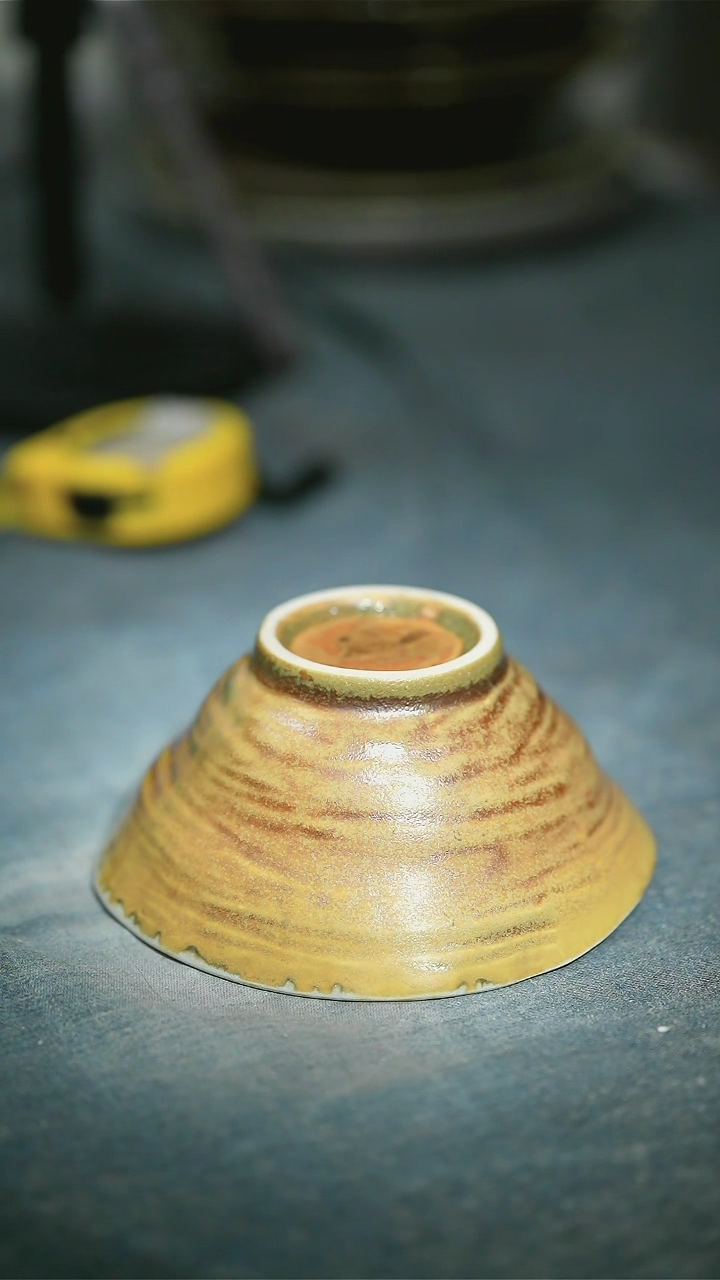 【闪购商品】碗浪鬼柴烧釉绘柴烧