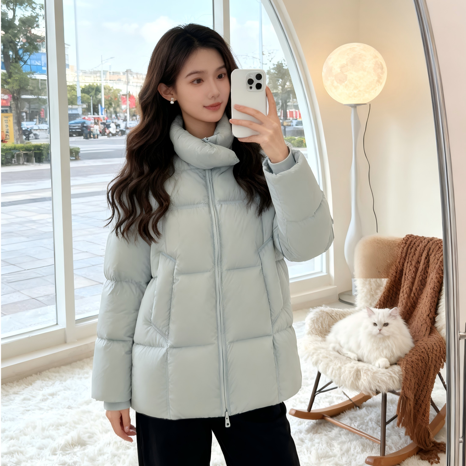 羽绒服女冬季2025年新款网红款高品质小个子防风高级时尚保暖外套