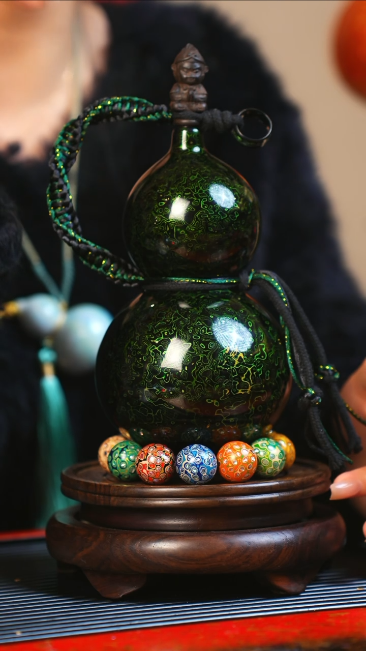 【闪购商品】JT115大师姐臻选非遗大漆酒葫芦