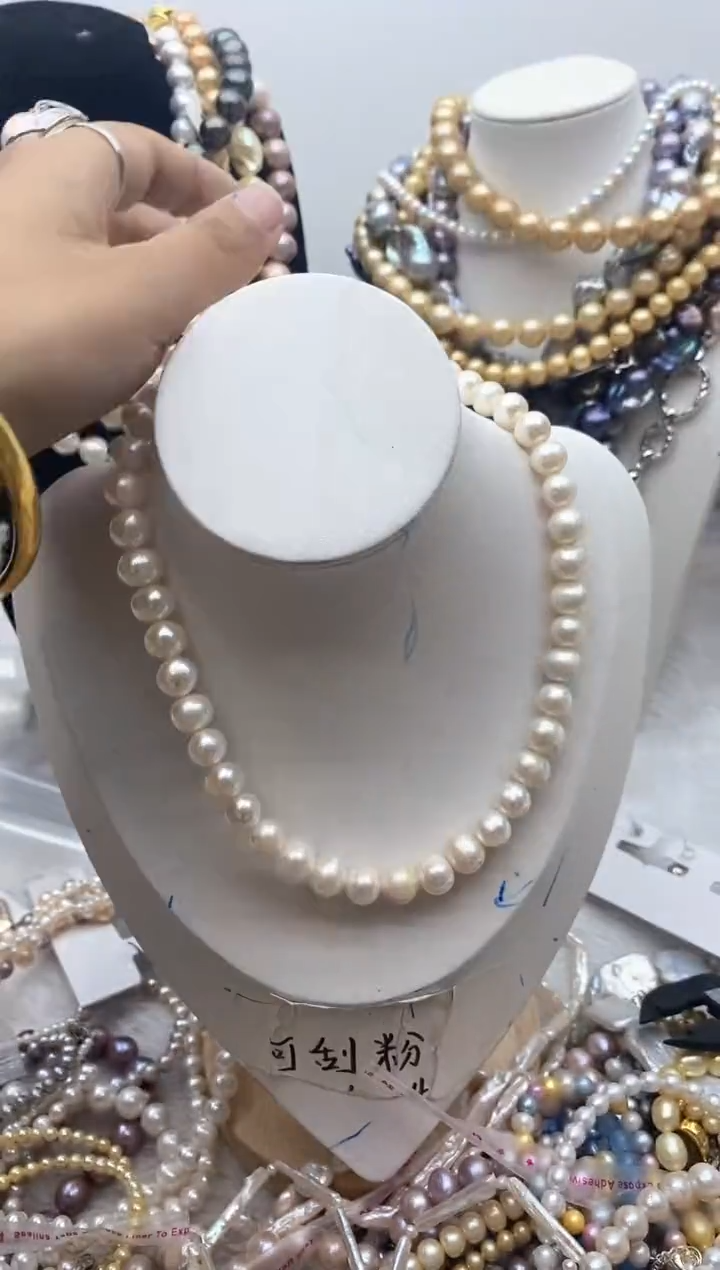 【闪购商品】淡水珍珠颈饰钛钢206