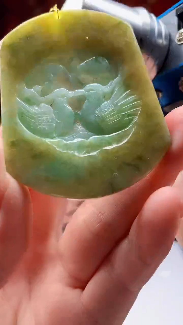 【闪购商品】定制翡翠未镶嵌8050jj-毛货挂件69