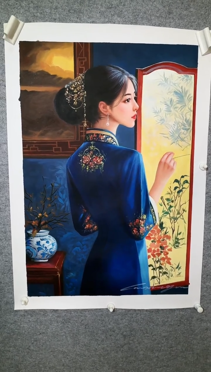 书法传世非遗文化B40