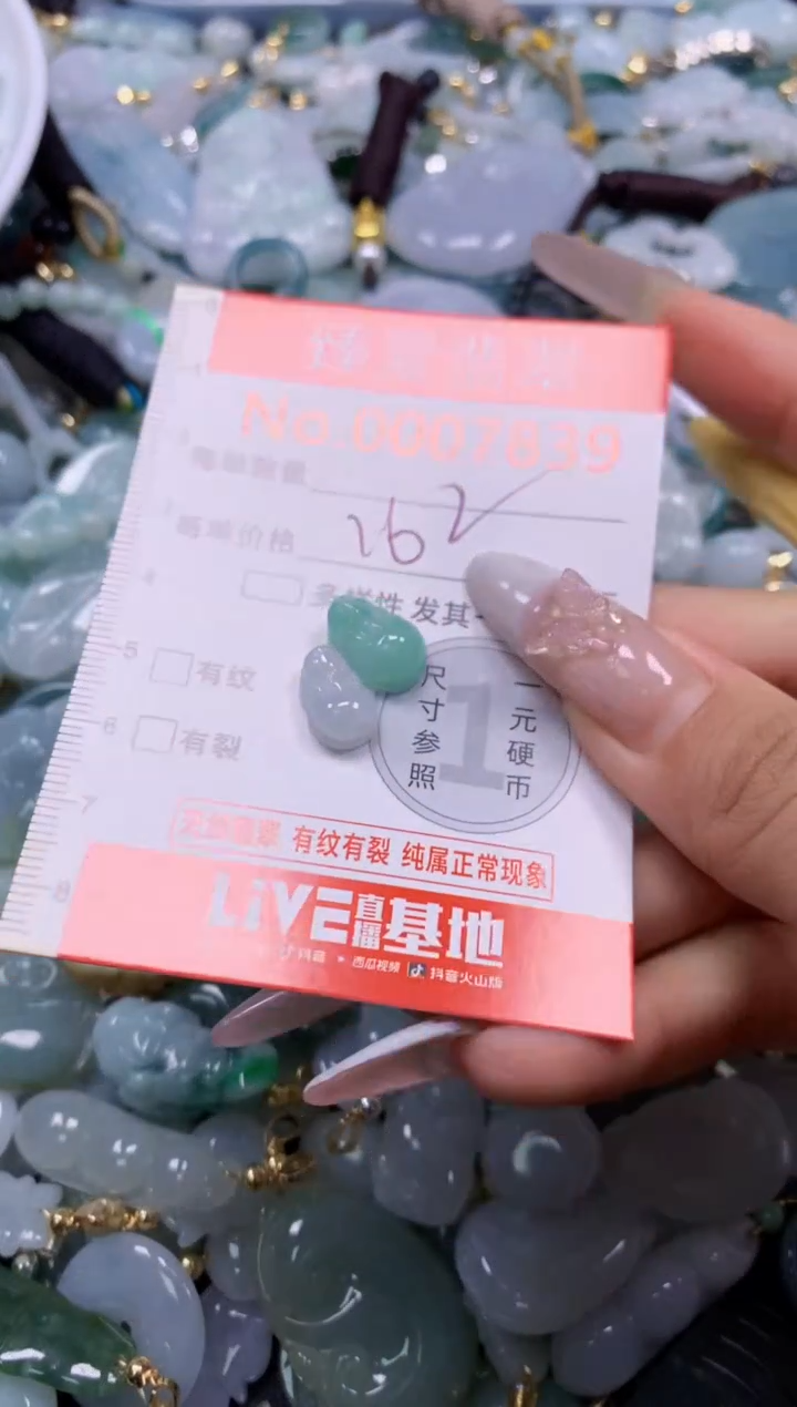 颈饰未镶嵌翡翠7839