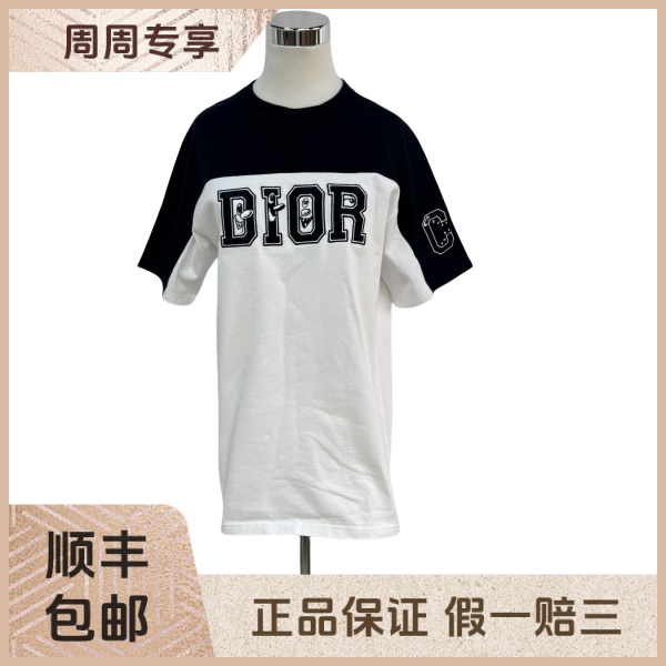妃鱼/迪奥/棉/T恤/95新/z三二六
