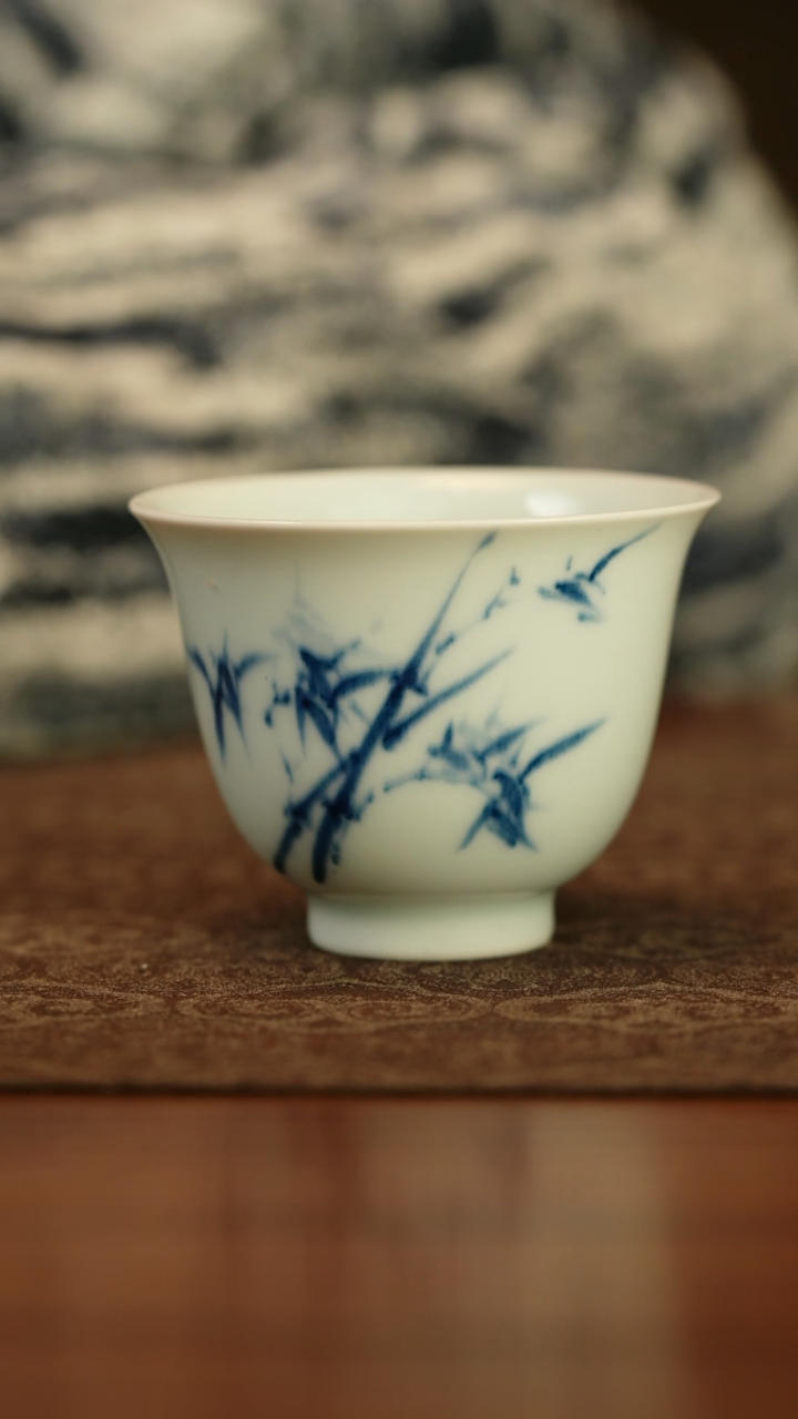 【闪购商品】贵己福利单品釉中竹子铃铛杯