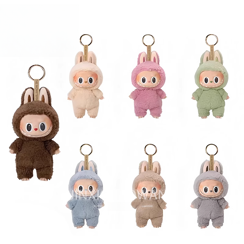【现货】一代马卡龙搪胶毛绒公仔盲盒车挂件摆件钥匙扣配饰