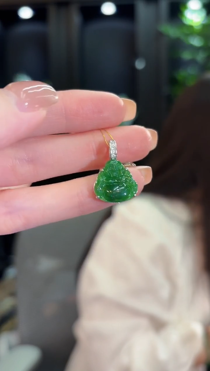 吊坠(不含链)未镶嵌翡翠 缅甸A货/支持复检/一件