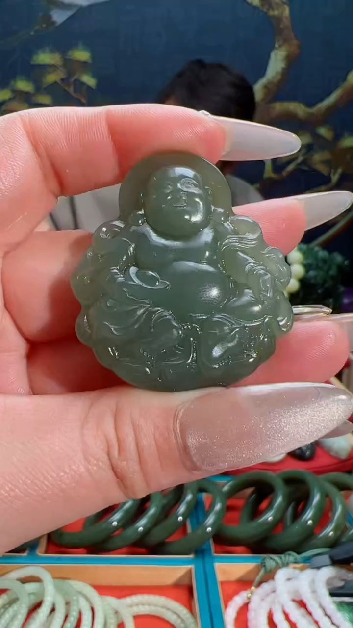 【闪购商品】和田玉吊坠未镶嵌1