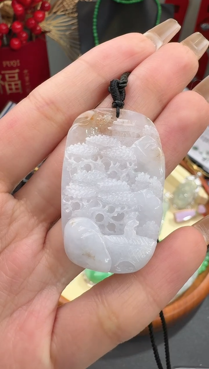【闪购商品】翡翠颈饰未镶嵌挂件