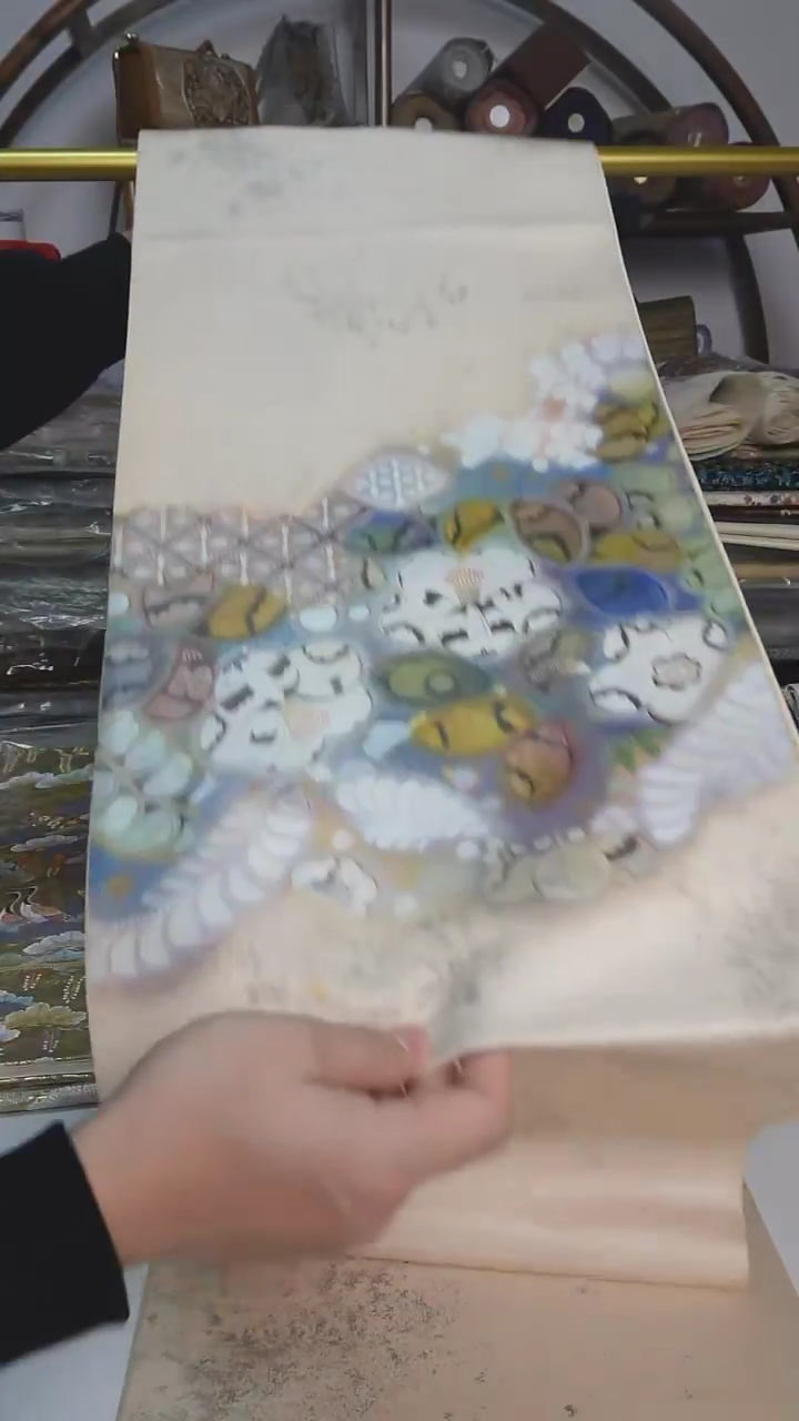 【闪购商品】织绣58西阵织两通手绘