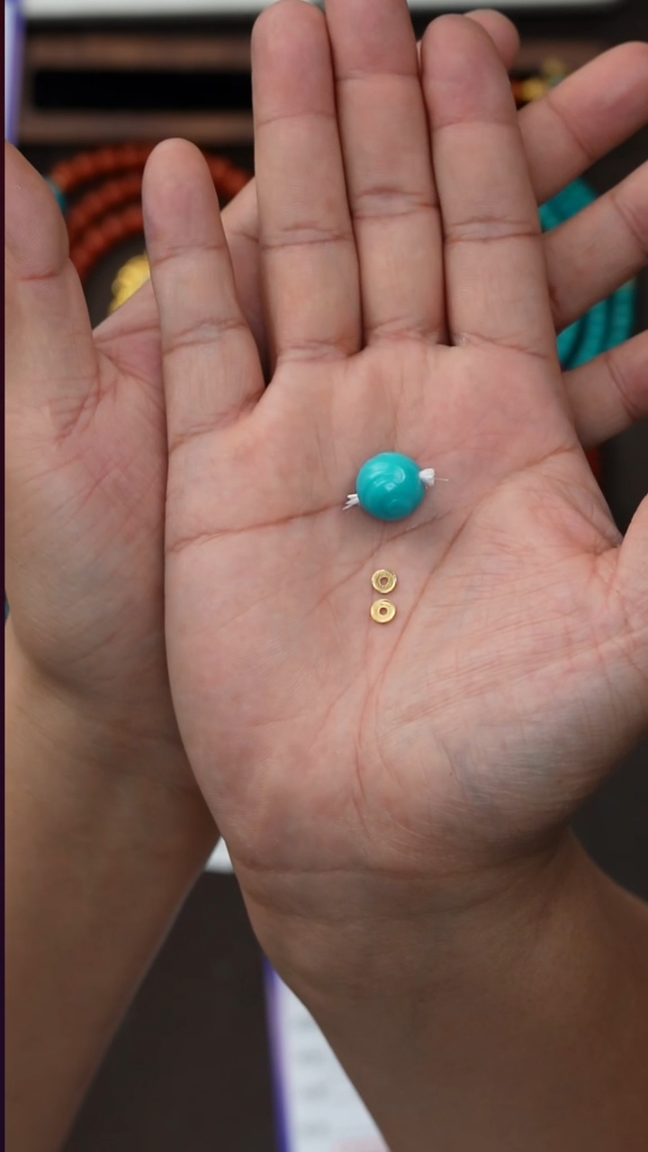 未镶嵌绿松石配饰加***钱绿松石配饰