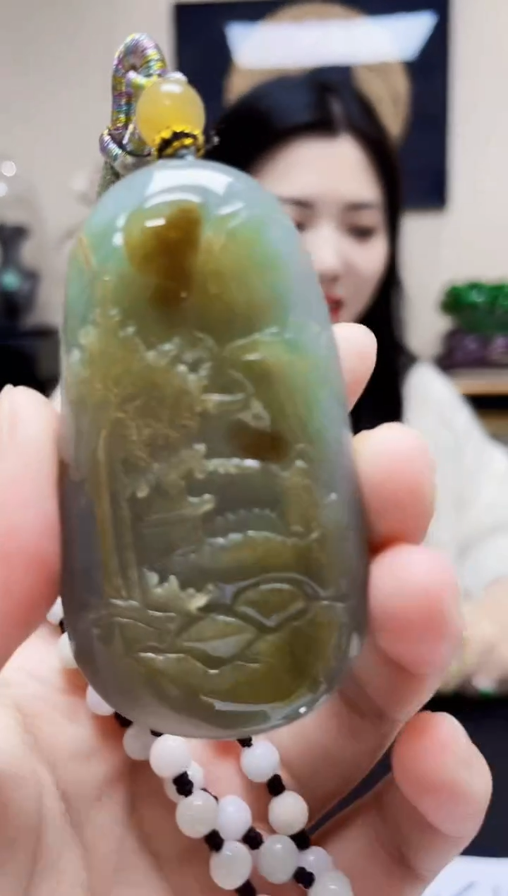 未镶嵌定制翡翠吊坠62