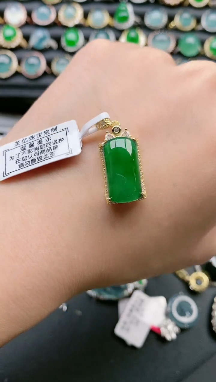 【闪购商品】翡翠戒指银S925镶嵌111111111
