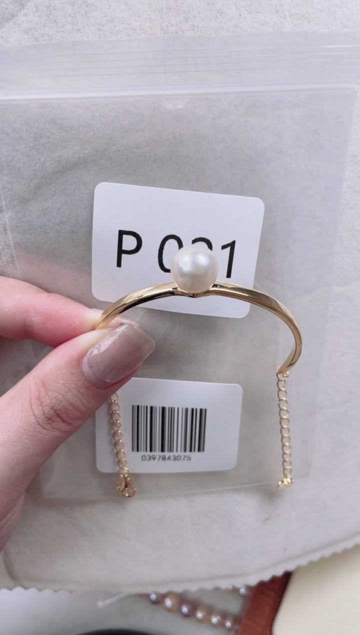 【闪购商品】海水珍珠手镯银S925镶嵌P021