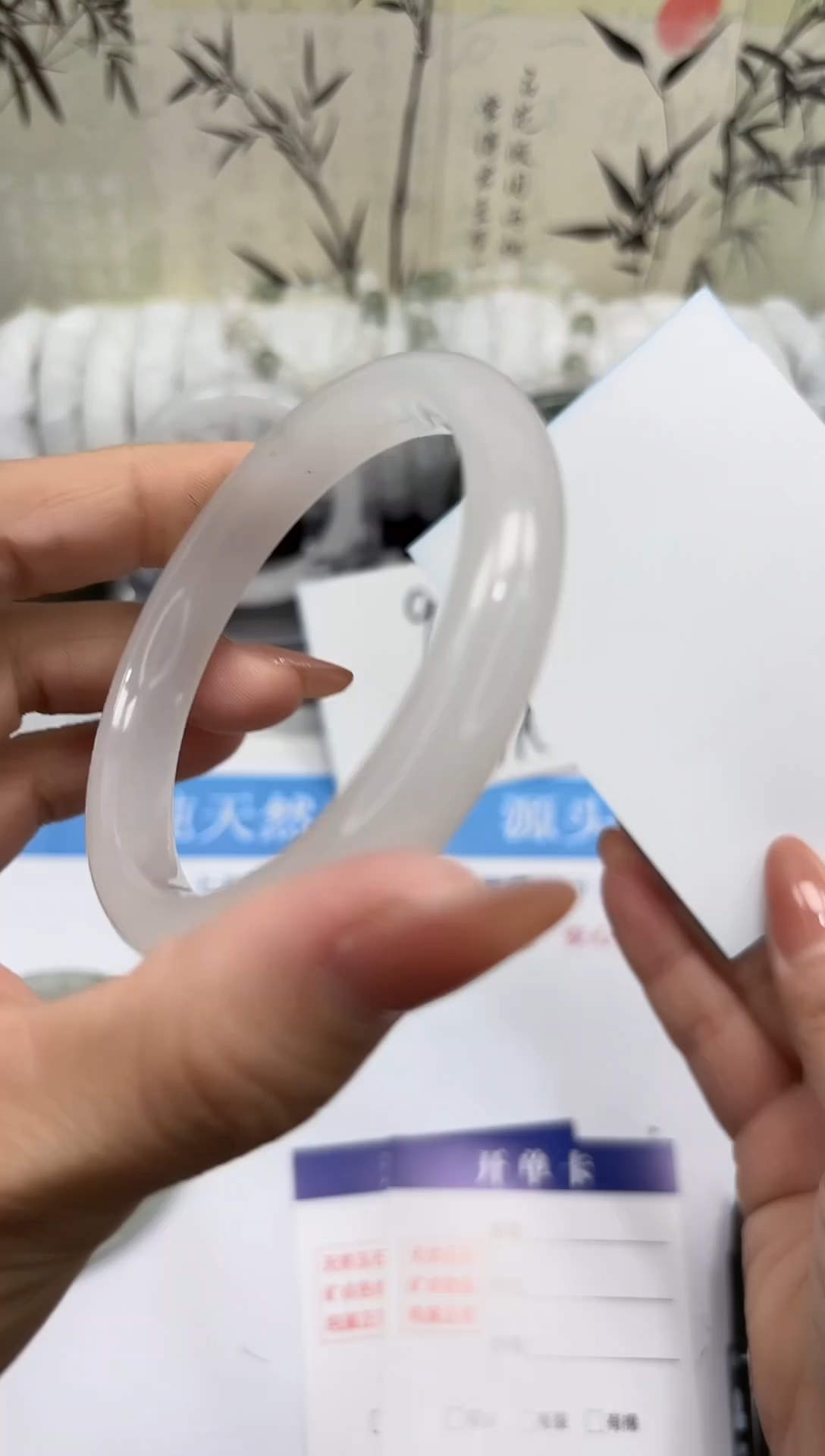 未镶嵌手镯石英质玉A155-59/60/61