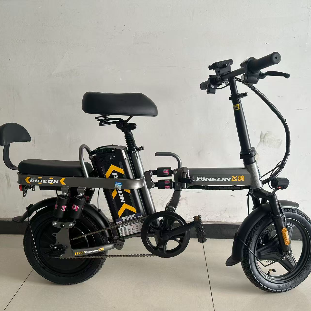 飞3-飛鸽-新国标电动自行车可折叠轻便小型代步助力车老年代步车