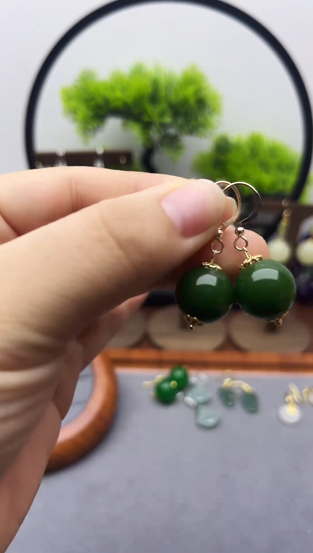 未镶嵌和田玉耳饰157000