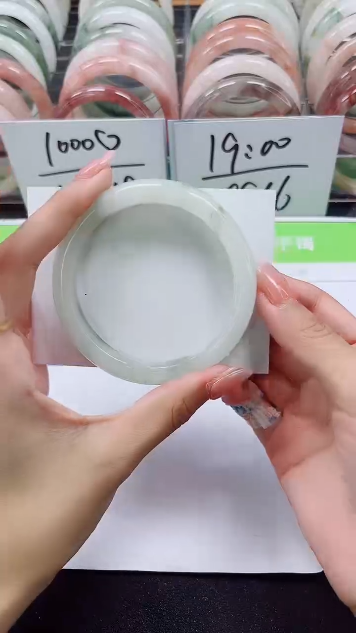 【闪购商品】石英质玉手镯合金A23-59/60