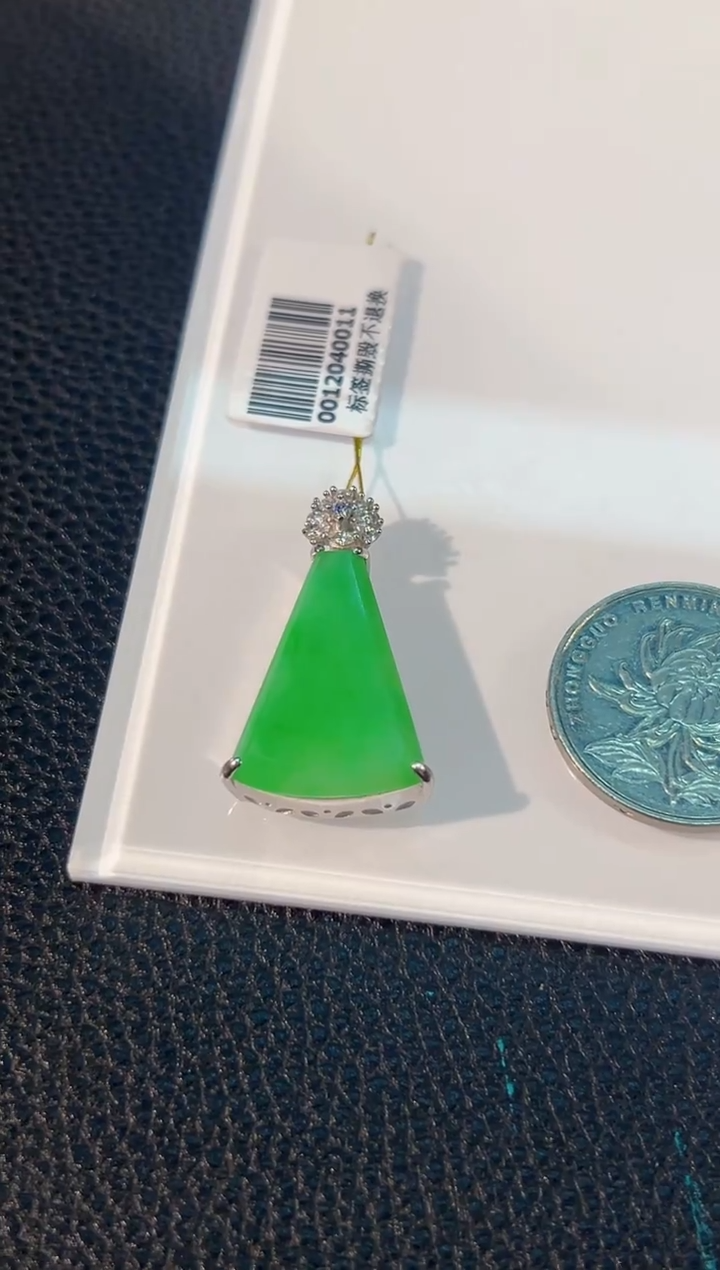 颈饰未镶嵌翡翠 缅料A货/支持复检/一件