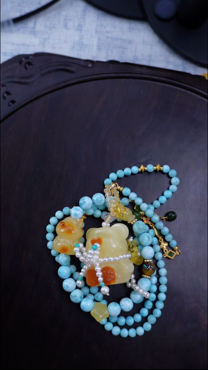 蜜蜡颈饰未镶嵌12.12日 12号链接