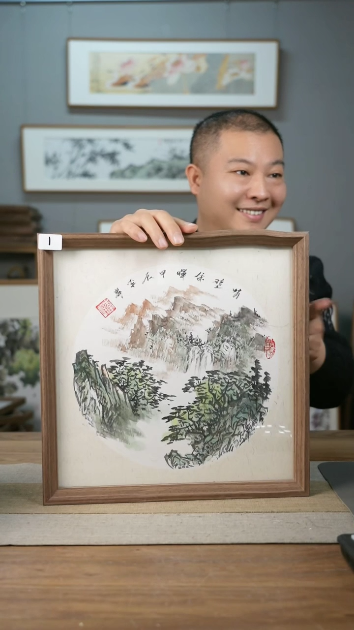 【闪购商品】书法协会会员老师带框作品-手书/绘同款作品