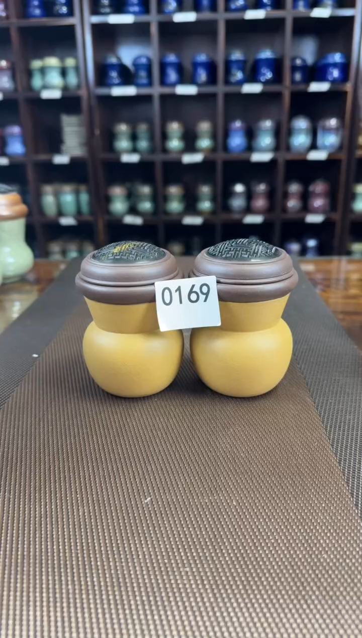 【闪购商品】段泥漱口盂    一对  169